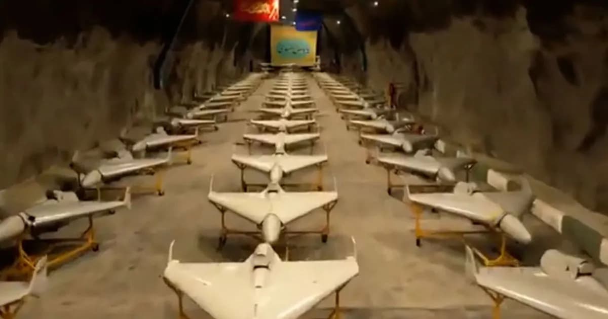 মাটির নিচে ড্রোনঘাঁটি ইরানের, ভিডিও প্রকাশ