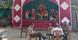 মণ্ডপের জমি নিয়ে বিরোধে হয়নি দুর্গাপ্রতিমা বিসর্জন, মোতায়েন বিজিবি