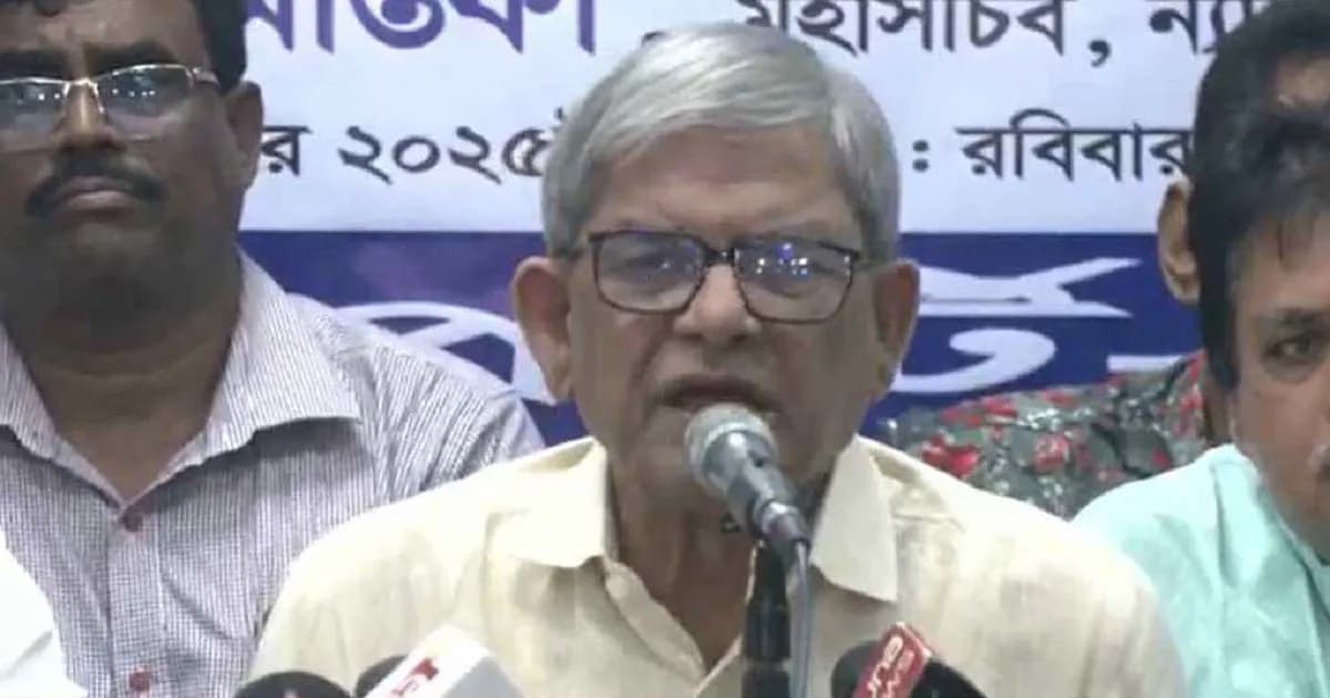 কিছু মানুষ চেষ্টা করছে একাত্তরকে ভুলিয়ে দিতে: মির্জা ফখরুল