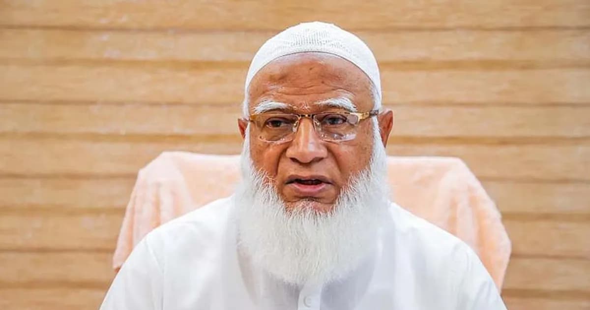 বিজয় হলে মিছিল নয় সিজদায় পড়ব : জামায়াত আমির