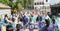 নবীর মহব্বতে মুখরিত বাঞ্ছারামপুর, বর্ণাঢ্য জুলুসে নানা শ্রেণি-পেশার মানুষ