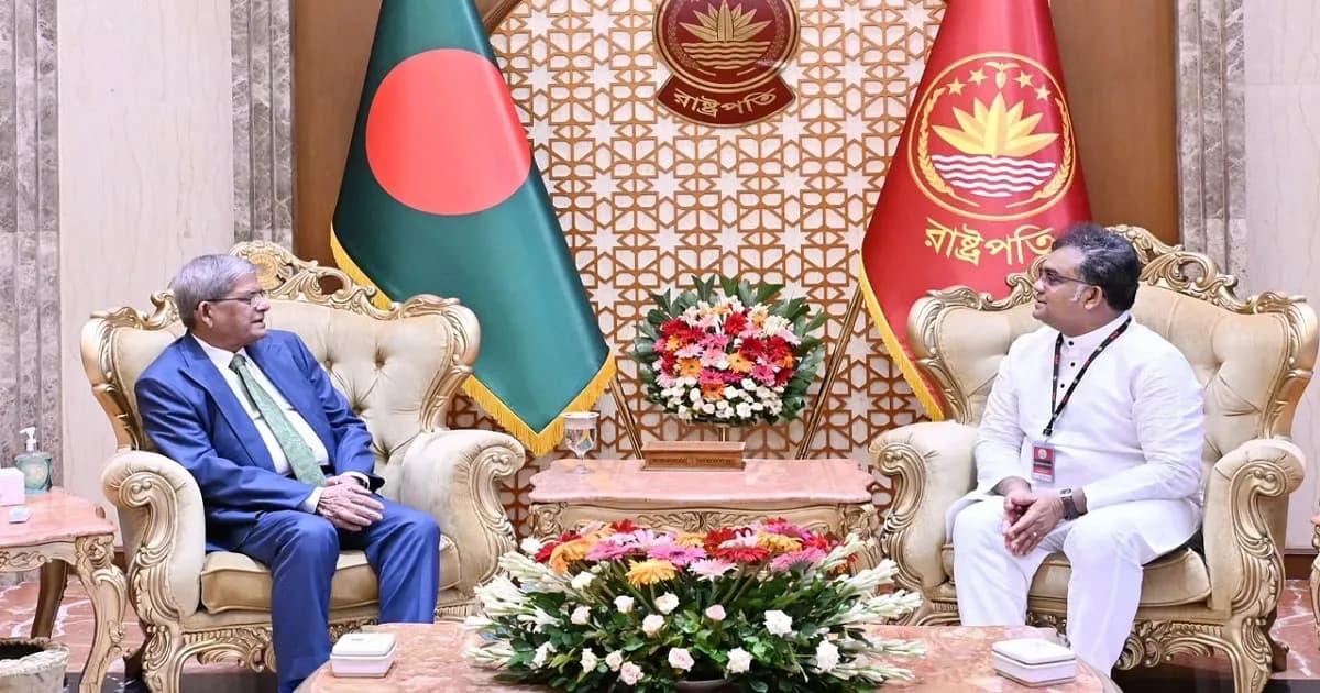 রাষ্ট্রপতির সঙ্গে জাবির উপাচার্যের সৌজন্য সাক্ষাৎ