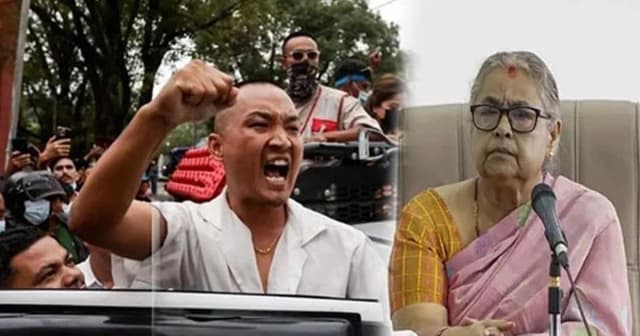নেপালের নতুন প্রধানমন্ত্রীর পদত্যাগের দাবিতে বিক্ষোভ