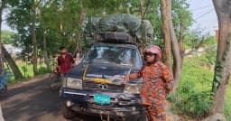 শ্রীনগরে পিকআপ ও সিএনজির সংঘর্ষে নারীসহ আহত ৭