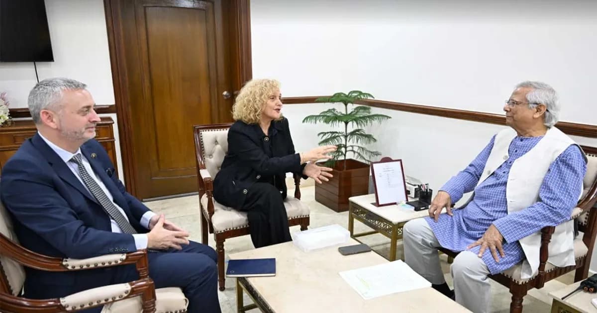 ইইউ বাজারে বাণিজ্য সুবিধা রক্ষায় দ্রুত এফটিএ আলোচনার আহ্বান প্রধান উপদেষ্টার