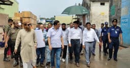 বেনাপোল স্থলবন্দর পরিদর্শনে চেয়ারম্যান, সমস্যা সমাধানের আশ্বাস