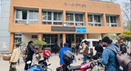 কুষ্টিয়া সদর উপজেলা নির্বাচনী অফিসে অগুন