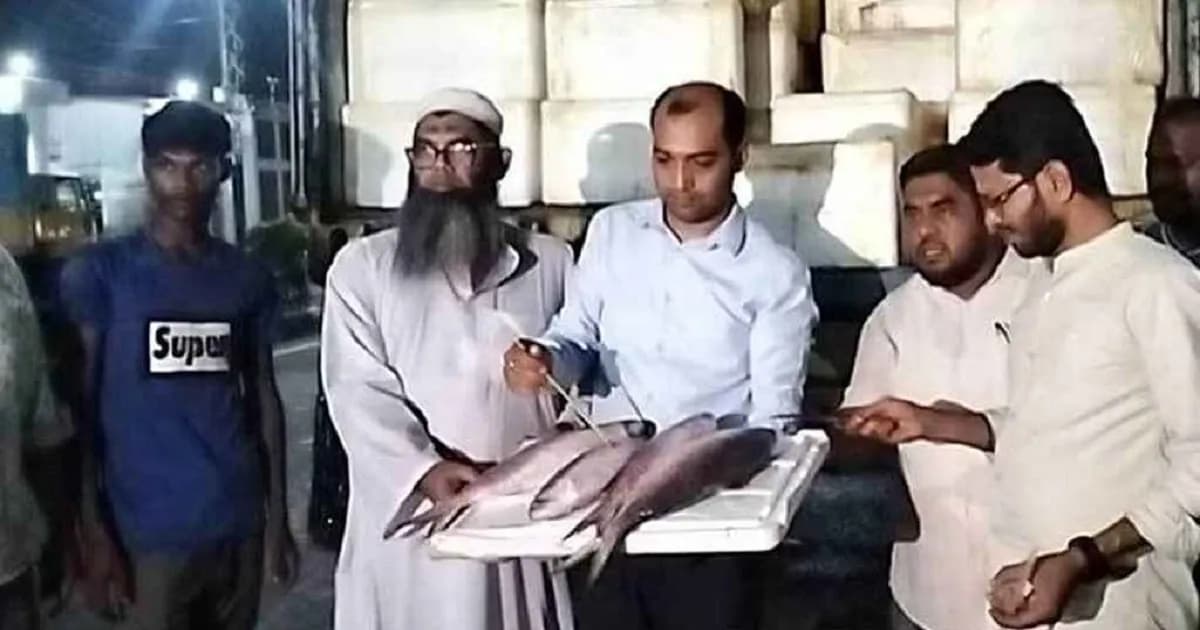 প্রথম চালানে ৩৭ টনের ইলিশ গেল ভারতে