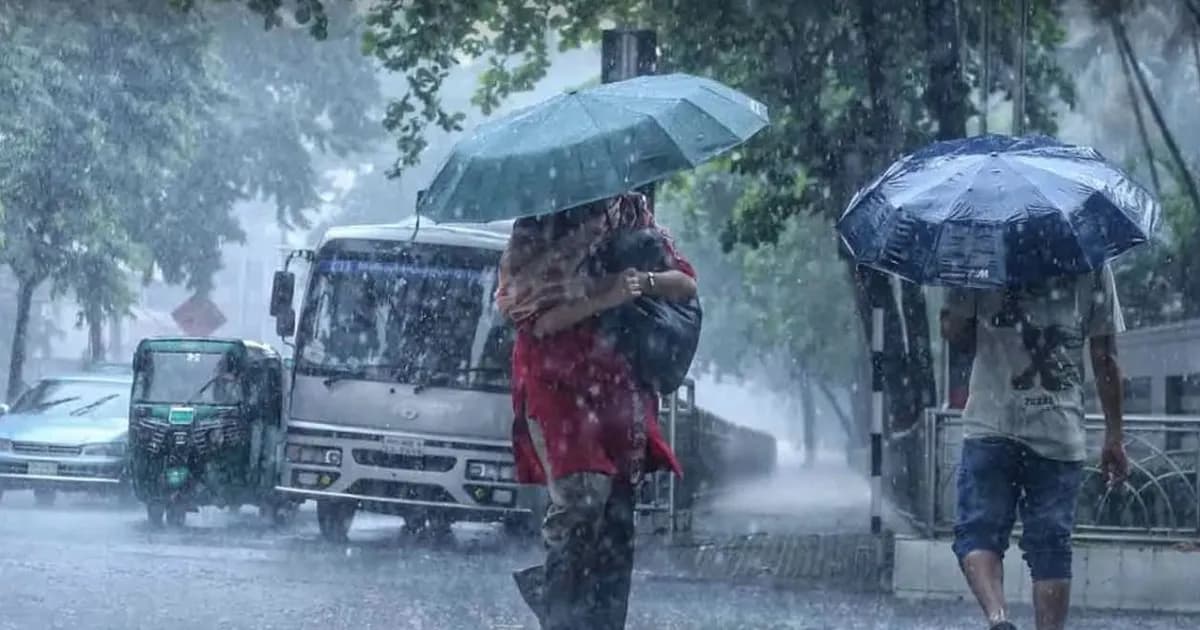 বঙ্গোপসাগরে নিম্নচাপ, শনিবার পর্যন্ত বৃষ্টির পূর্বাভাস