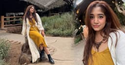 বিচ্ছেদের পর প্রকৃতির সান্নিধ্যে হাসিমুখে শেহতাজ মনিরা