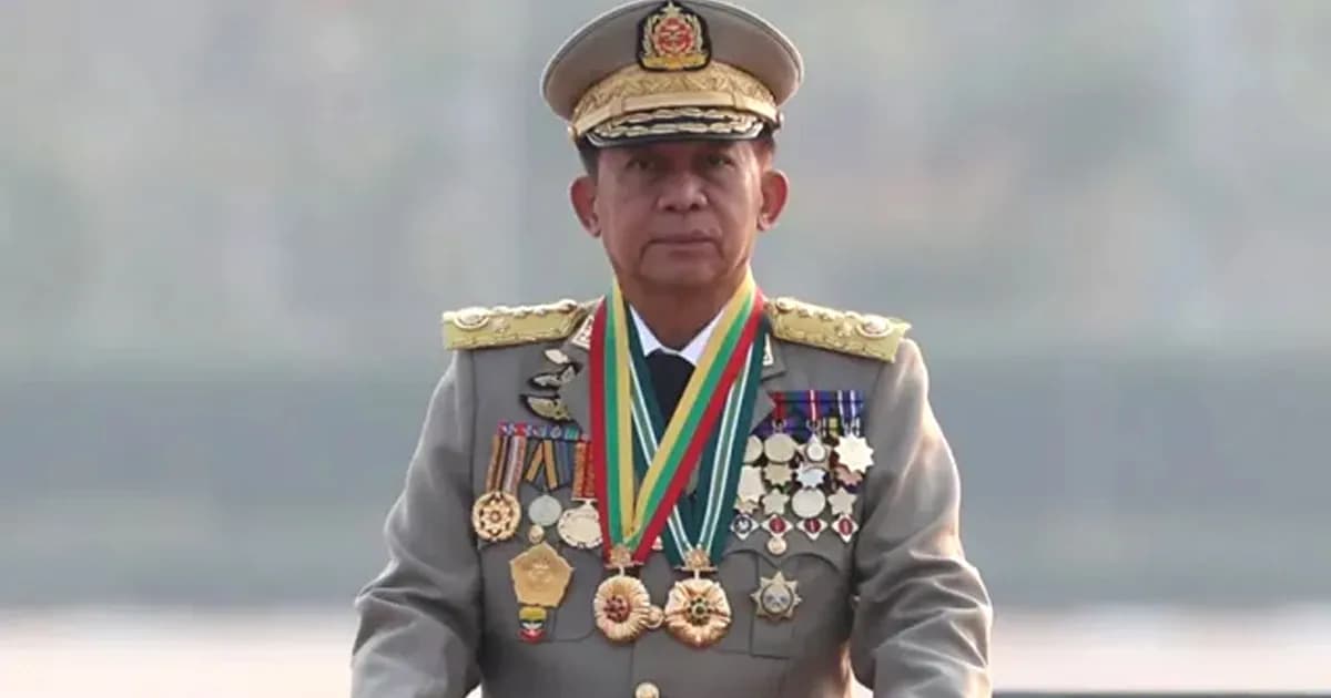 মিয়ানমারে প্রেসিডেন্ট হিসেবে মনোনীত হয়েছেন সামরিক জান্তা প্রধান অং হ্লেইং