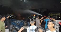 আশুলিয়ায় কাভার্ডভ্যানের সিলিন্ডার বিস্ফোরণে নারীসহ নিহত ৬