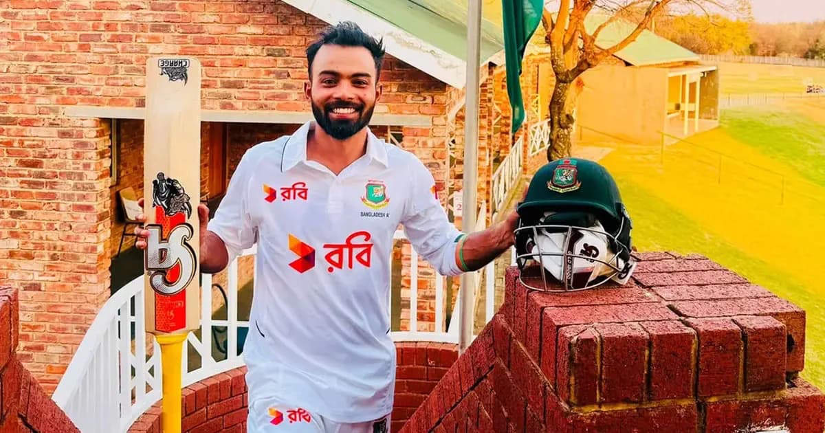 বিদেশের মাটিতে প্রথম বাংলাদেশি হিসেবে ট্রিপল সেঞ্চুরি হৃদয়ের