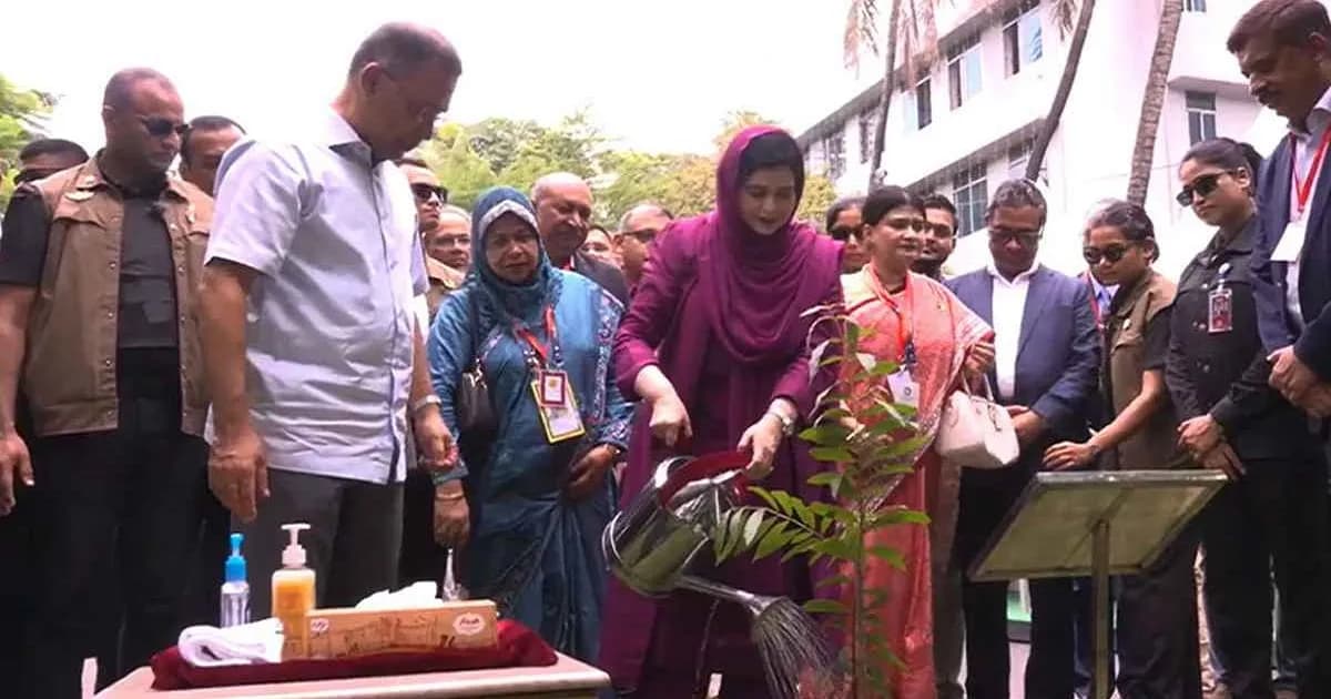 ঢামেকে বৃক্ষরোপণ কর্মসূচির উদ্বোধন করলেন প্রধানমন্ত্রী