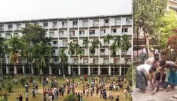 হলের চারতলা থেকে লাফ দিয়ে পা ভাঙলো ঢাবি শিক্ষার্থী