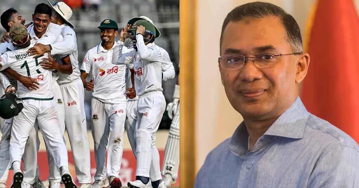 টেস্ট সিরিজ জয়ে টাইগারদের অভিনন্দন জানালেন প্রধানমন্ত্রী