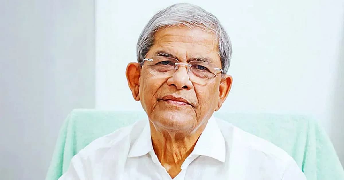 ৪ আসনে বিএনপির কোনো প্রার্থী থাকবে না: মির্জা ফখরুল