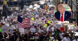 ট্রাম্পের বিরুদ্ধে যুক্তরাষ্ট্রে নজিরবিহীন আন্দোলনের ডাক