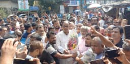 চুয়াডাঙ্গায় নির্বাচনী প্রচারণায় শামসুজ্জামান দুদু