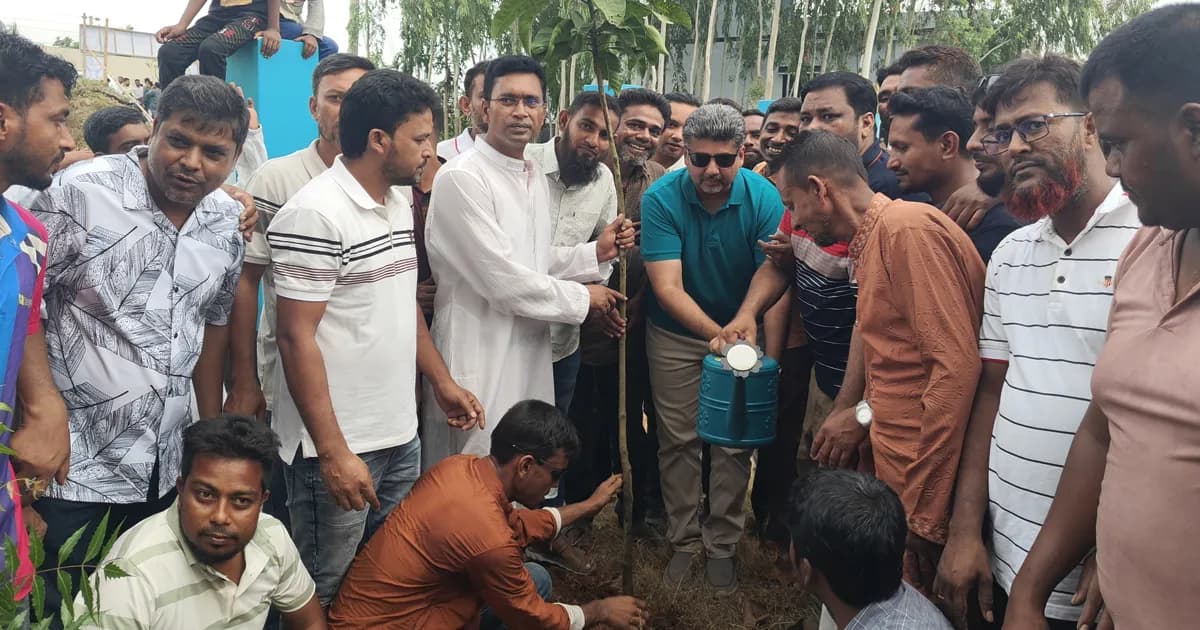 শেরপুরে যুবদলের বৃক্ষরোপণ ও চারা বিতরণ কর্মসূচি