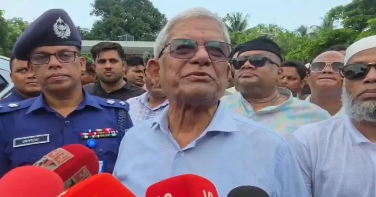 বিএনপি কখনোই একদলীয় শাসনব্যবস্থার পক্ষে নয়: মির্জা ফখরুল