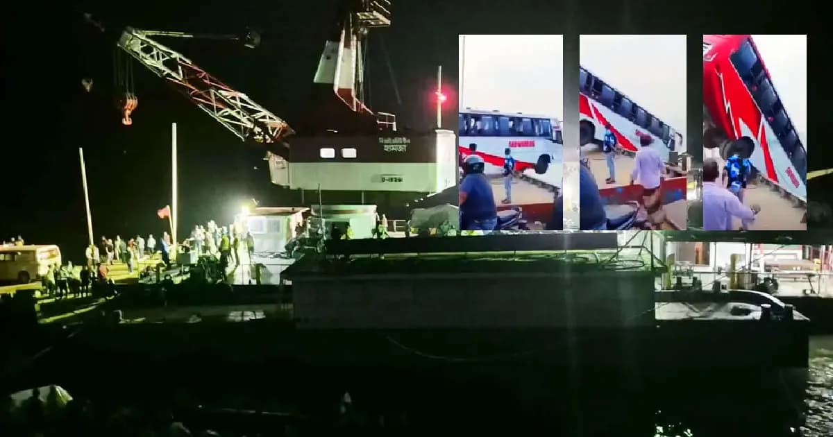 বাস উল্টে নদীতে : ১১ জন জীবিত উদ্ধার, স্বজনদের আহাজারি