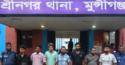 শ্রীনগরে চোরাই অটোরিকশাসহ চক্রের ৭ সদস্য গ্রেফতার