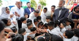 শিশুদের সঙ্গে প্রাণবন্ত মুহূর্ত কাটালেন প্রধানমন্ত্রী তারেক রহমান