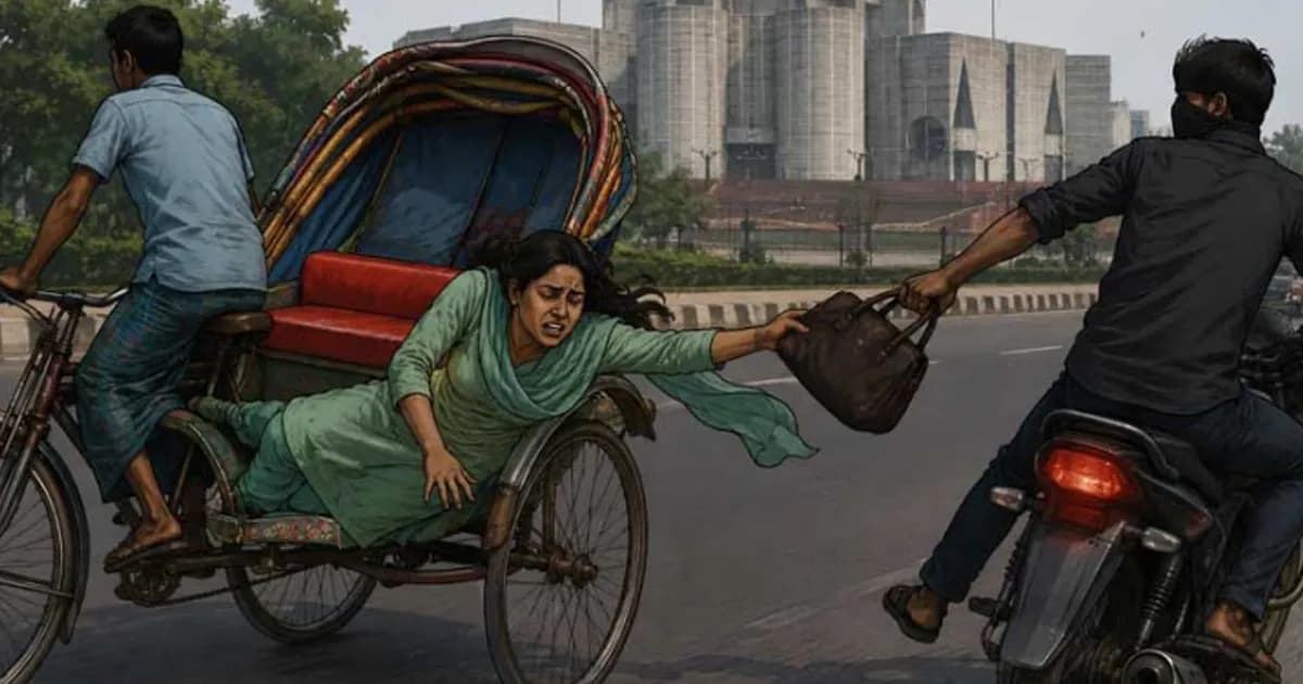 ছিনতাইকারীর টানে রিকশা থেকে পড়ে প্রাণ গেল শিক্ষিকার
