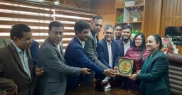 ময়মনসিংহ সদরে দায়িত্ব নিলেন ইউএনও জান্নাতুল ফেরদৌস হ্যাপি