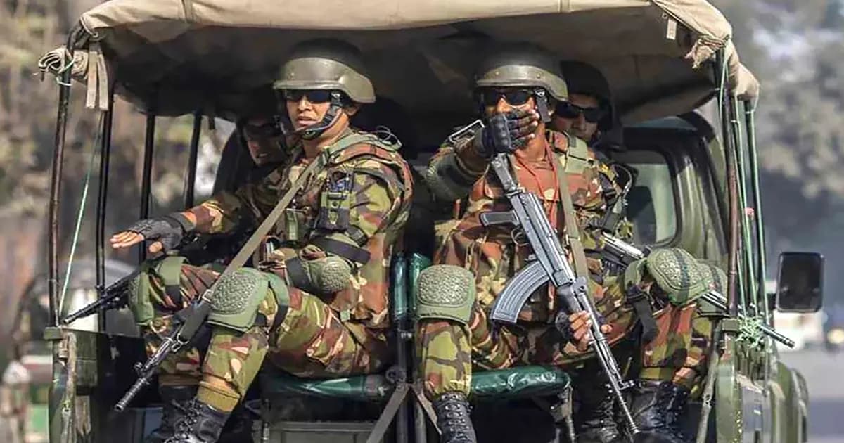 মাঠে নেমেছে সেনাবাহিনী ও নির্বাহী ম্যাজিস্ট্রেট