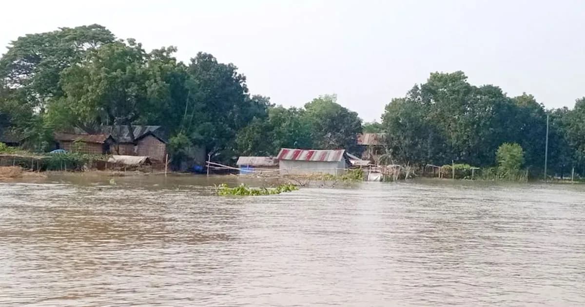 পাঁচ নদীর পানি বিপৎসীমার ওপরে, উত্তর-পূর্বাঞ্চলে বন্যার শঙ্কা