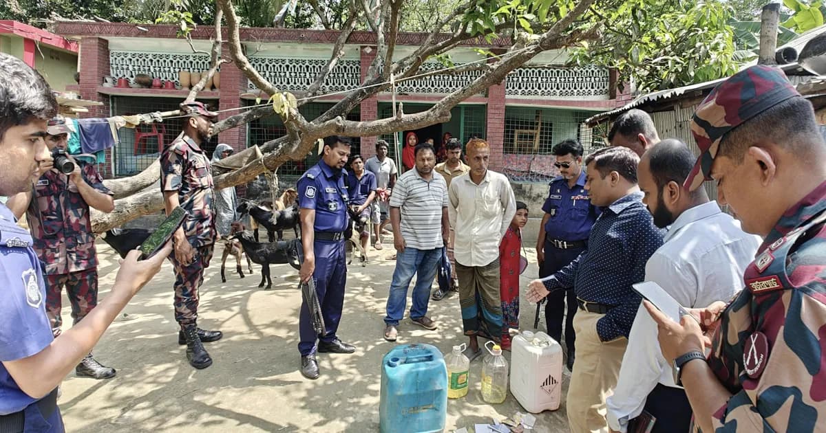 জীবননগরে অবৈধ তেল মজুদে দুইজনকে জরিমানা ও কারাদণ্ড