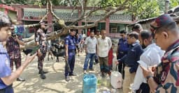 জীবননগরে অবৈধ তেল মজুদে দুইজনকে জরিমানা ও কারাদণ্ড