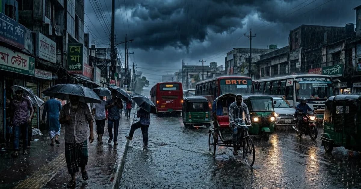 দেশের আট জেলায় ভারি বর্ষণের শঙ্কা