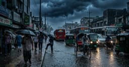 দেশের আট জেলায় ভারি বর্ষণের শঙ্কা