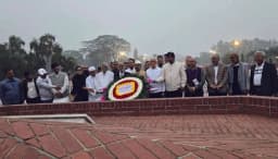 জাতীয় স্মৃতিসৌধে তারেক রহমানের পক্ষে শ্রদ্ধা নিবেদন