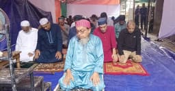 মৌলভীবাজারে শতাধিক মুসল্লির ঈদুল আজহার নামাজ আদায়