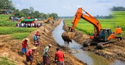 কৃষি খাতকে উন্নত করতেই খাল খননের কর্মসূচি