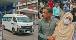 স্বপ্নভঙ্গের বেদনা নিয়ে বাড়ির পথে কফিনবন্দি বৃষ্টি