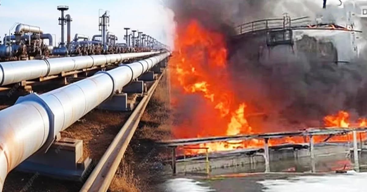 রাশিয়ার তেল পাইপলাইনে ইউক্রেনের ড্রোন হামলা