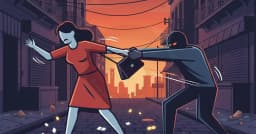 নারীর ঘুষি খেয়ে পিস্তল ফেলে পালিয়ে বাঁচল ছিনতাইকারী