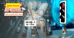 ট্রাফিক সিগন্যালে এআই ক্যামেরা, নিয়ম ভাঙলেই অটো মামলা