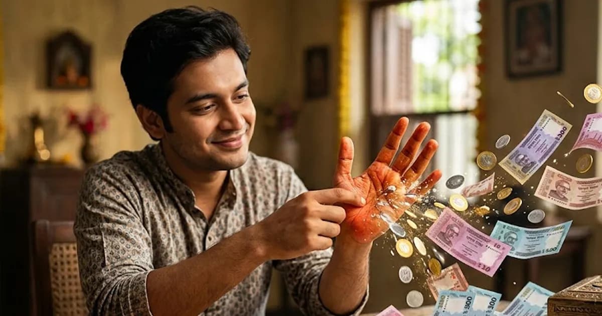 ডান হাতের তালু চুলকালেই কি টাকা আসে?