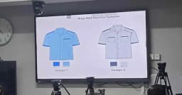 প্রাথমিক শিক্ষার্থীদের নতুন ইউনিফর্মের মডেল উপস্থাপন