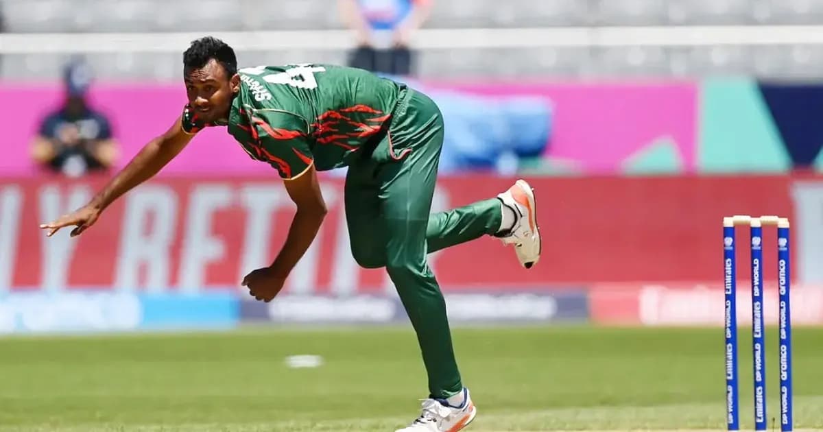 শরিফুলের আঘাতে ভাঙল নিউজিল্যান্ডের ওপেনিং জুটি