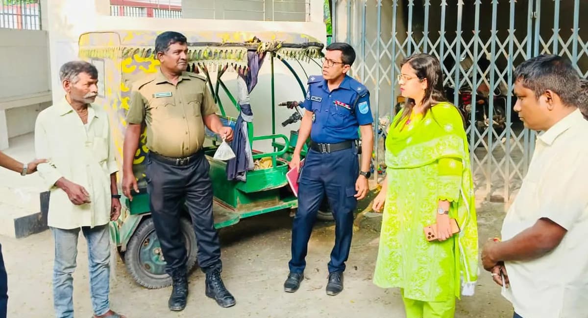 কালীগঞ্জে মাদক সেবনের দায়ে অটোরিকশা চালকের কারাদণ্ড