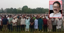 দর্শনায় বিএনপি নেতার জানাজায় হাজারো মানুষের ঢল