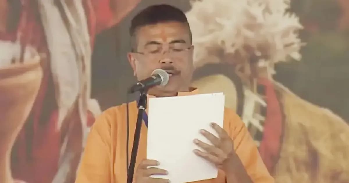জাঁকজমকপূর্ণ আয়োজনে মুখ্যমন্ত্রীর শপথ নিলেন শুভেন্দু অধিকারী