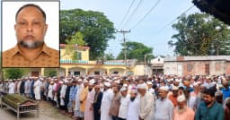 উজিরপুরে শিক্ষক মোবারেকের মৃত্যুতে এমপি সান্টুর শোক